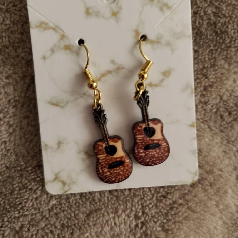 Guitar Earrings